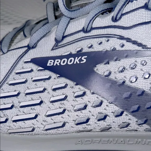 Brooks Gray and Blue Mesh Running Shoes