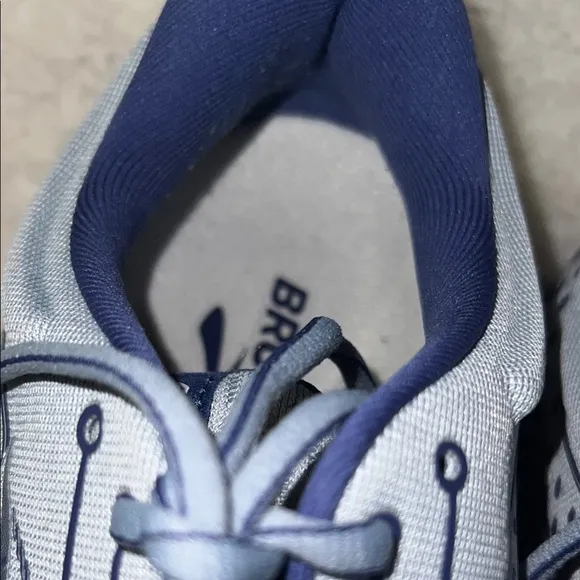 Brooks Gray and Blue Mesh Running Shoes