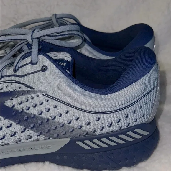 Brooks Gray and Blue Mesh Running Shoes