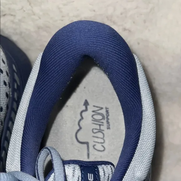 Brooks Gray and Blue Mesh Running Shoes