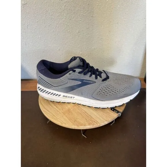 Brooks Mens Beast 20‎ 1103271D491 Gray Running Shoes Sneakers Size 12.5 D