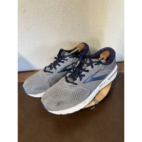 Brooks Mens Beast 20‎ 1103271D491 Gray Running Shoes Sneakers Size 12.5 D
