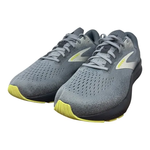 Brooks Mens Ghost 16 1104184E040 Gray Running Shoes Sneakers Size 11.5 4E