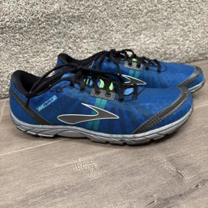 Brooks PureConnect Mens 10.5 D Blue Road Running Shoes Barefoot Training Comfort