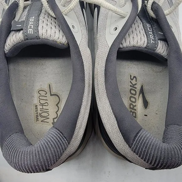Brooks Trace 1 Mens Size 14 Gray Running Comfort Shoes Sneakers 1103641D097