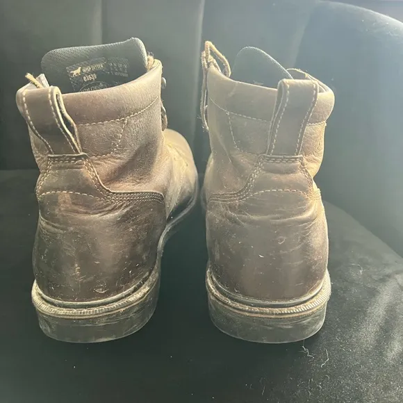 Brown Leather Men's Boots- Steel Toe
