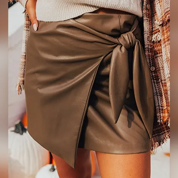 Brown Sugar Bow Skirt