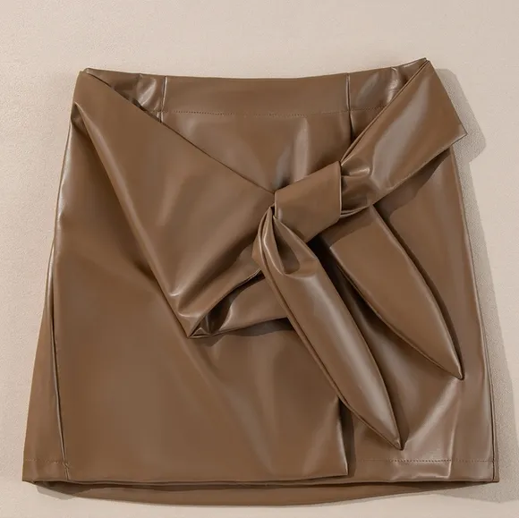 Brown Sugar Bow Skirt