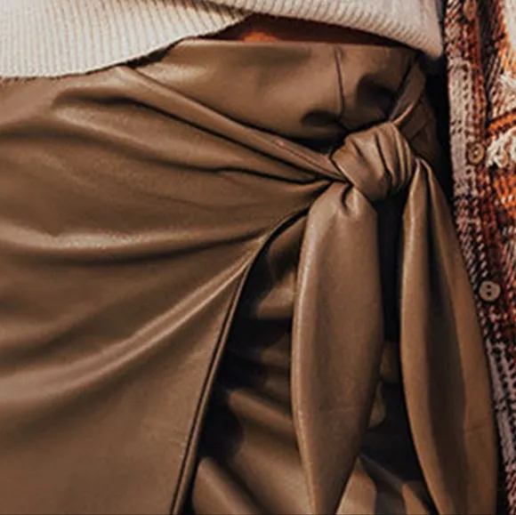 Brown Sugar Bow Skirt