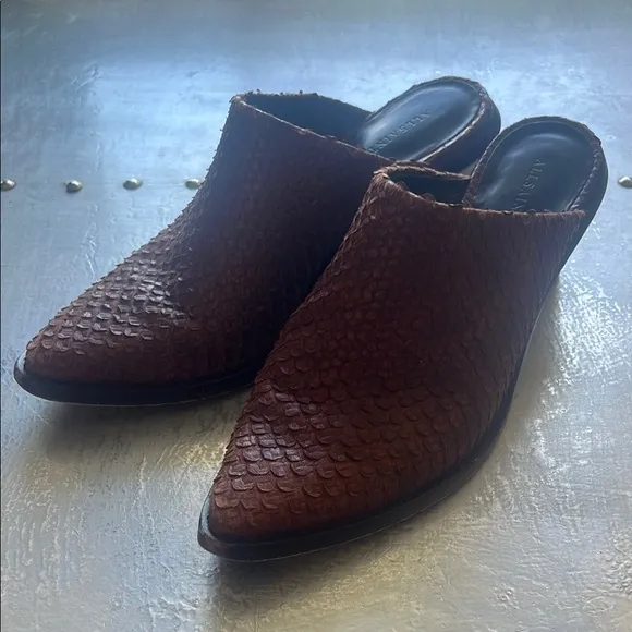 Brown Textured All Saints Shoes