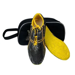 Budosaga Wushu Routine Competition High Performance Shoes Black Metallic Women 7