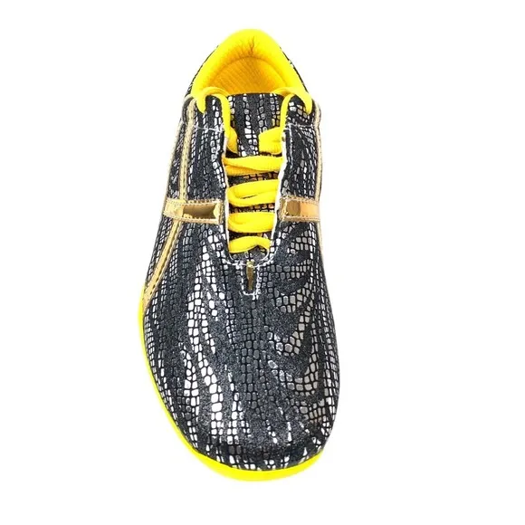 Budosaga Wushu Routine Competition High Performance Shoes Black Metallic Women 7
