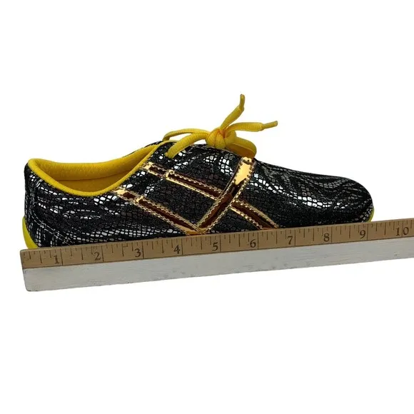 Budosaga Wushu Routine Competition High Performance Shoes Black Metallic Women 7