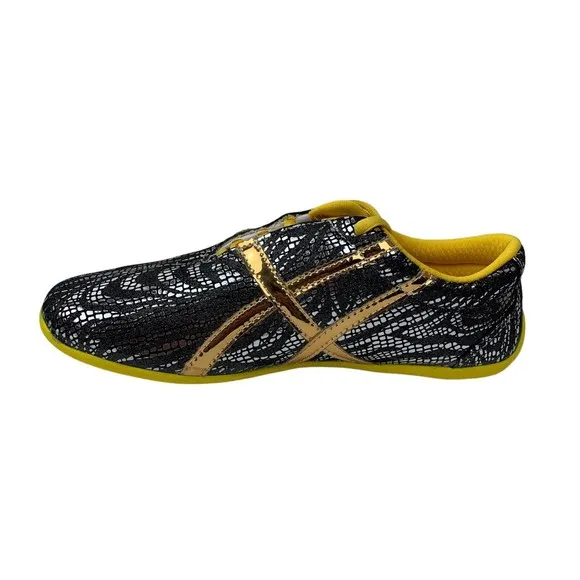 Budosaga Wushu Routine Competition High Performance Shoes Black Metallic Women 7