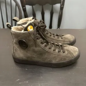Camper Faux Fur Lined Side Zip Nubuck Sneaker Size 41