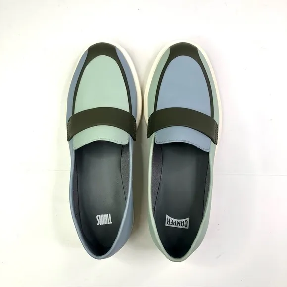 Camper Twins Iman new without box rubberized loafer shoes multicolor 36