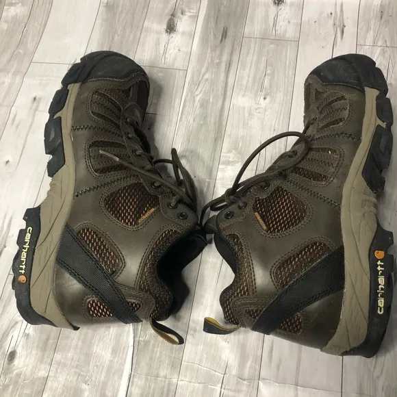 Carhartt Boots Light Weight Mid Hiker Steel Toe 4370 Men’s 10.5 Work