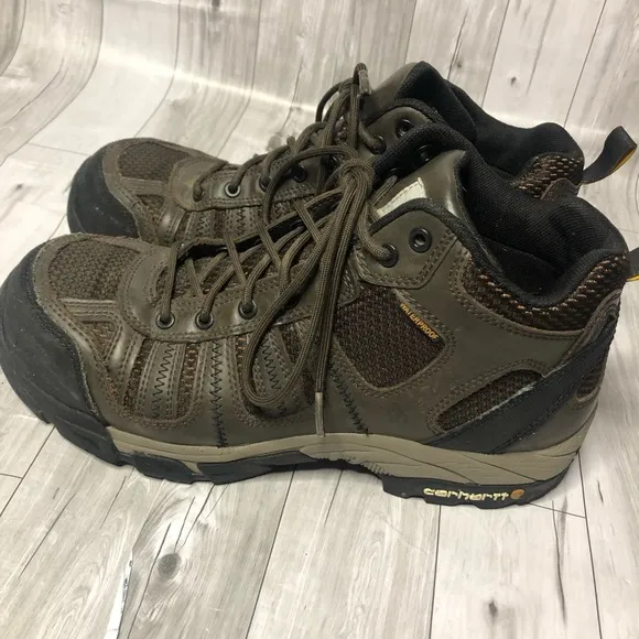Carhartt Boots Light Weight Mid Hiker Steel Toe 4370 Men’s 10.5 Work