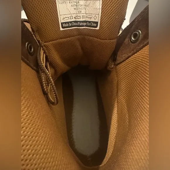 Carhartt Heritage Waterproof 6&quot; Steel Toe Boot Preowned size 10.5