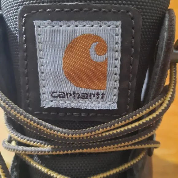 Carhartt Mens Medium Width Brown Waterproof Steel Toe Work Boots Size 10
