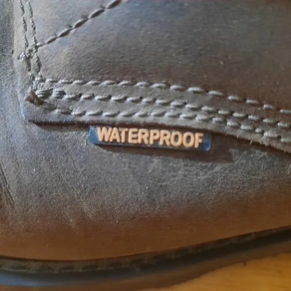 Carhartt Mens Medium Width Brown Waterproof Steel Toe Work Boots Size 10