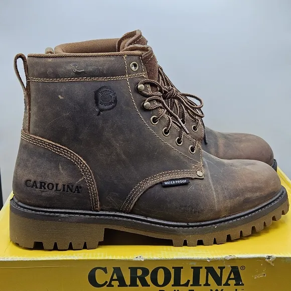 Carolina CA7558 6&quot; steel toe waterproof work boot size 11.5 EE