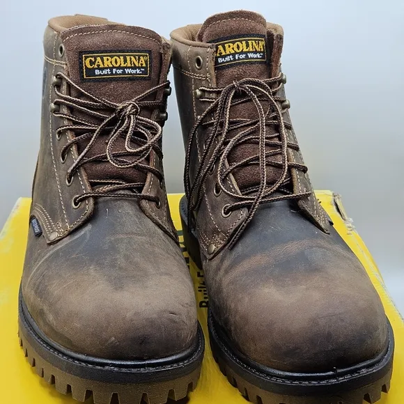 Carolina CA7558 6&quot; steel toe waterproof work boot size 11.5 EE