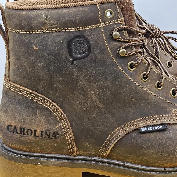Carolina CA7558 6&quot; steel toe waterproof work boot size 11.5 EE