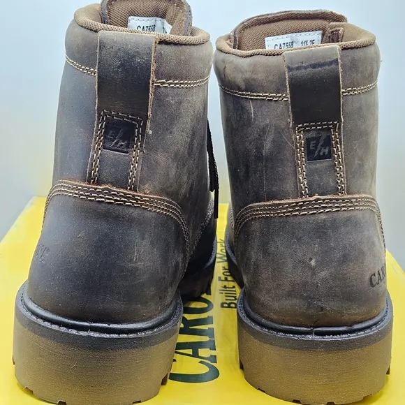 Carolina CA7558 6&quot; steel toe waterproof work boot size 11.5 EE