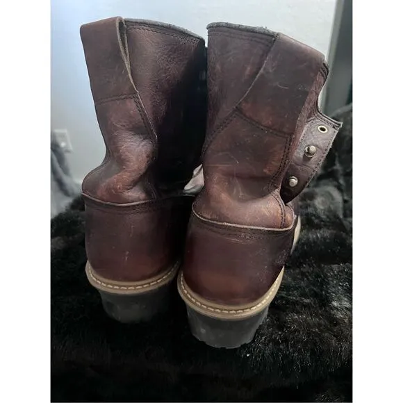 CAROLINA Logger Boots 16 eeee 16eeee Brown Steel Toe