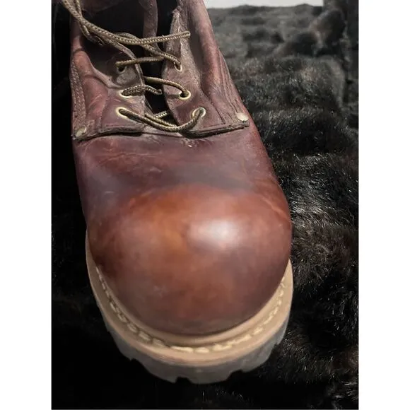 CAROLINA Logger Boots 16 eeee 16eeee Brown Steel Toe