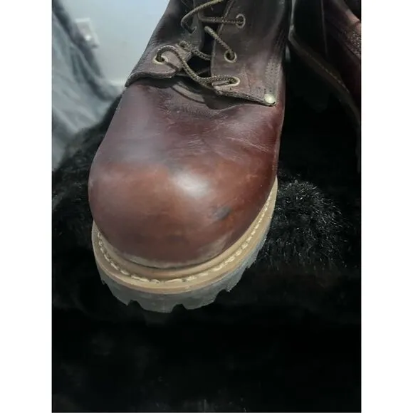 CAROLINA Logger Boots 16 eeee 16eeee Brown Steel Toe