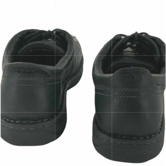 Carolina Men's Black Oil And Slip Resistant Hard Toe Leather Work Shoes Size 14