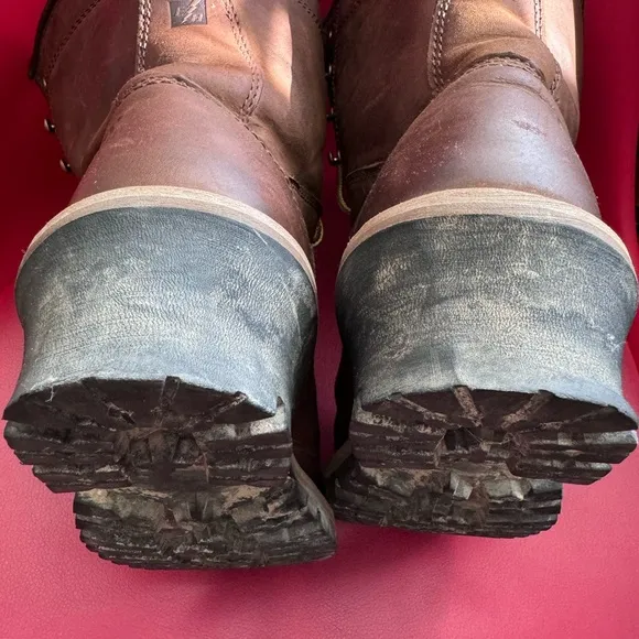 Carolina “Spruce” Boot, Waterproof Steel Toe 8” Leather Logger, US Men’s 7
