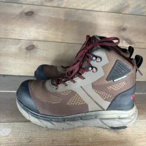 carolina voltrex mens size 9 wide EE shoes brown comp toe waterproof work boots
