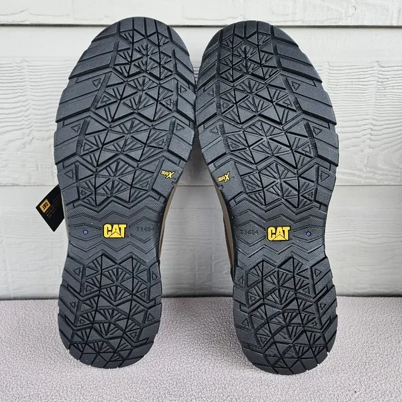 CAT Caterpillar Streamline 2.0 Leather Composite Toe Work Shoes Men SZ 13 Clay