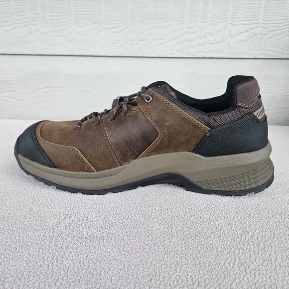 CAT Caterpillar Streamline 2.0 Leather Composite Toe Work Shoes Men SZ 13 Clay