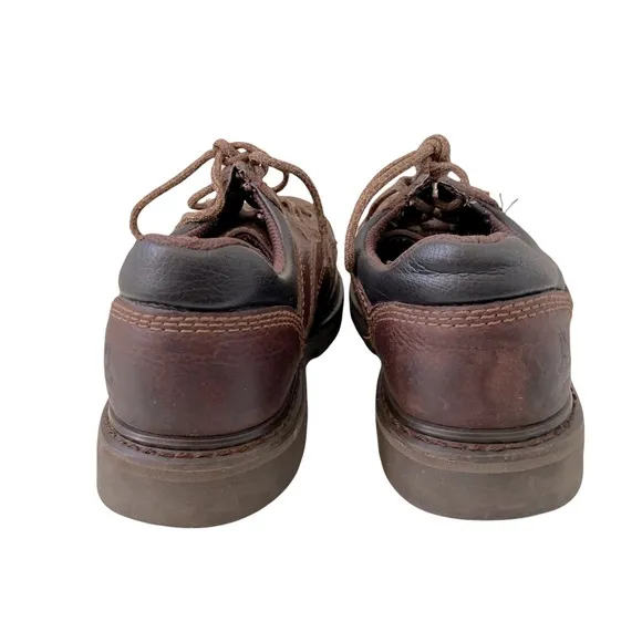 CAT Steel Toe Work Shoes Second Shift Slip &amp; Oil Resistant Restaurant Casual