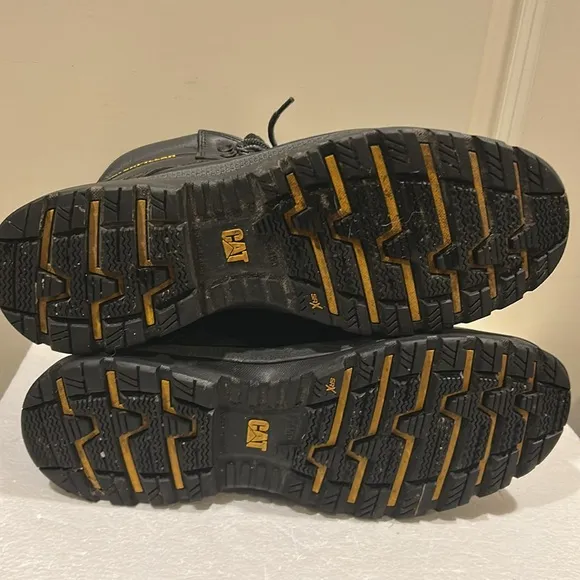 Caterpillar CAT leather steel toe duofuse laceUp work construction boots 12 wide