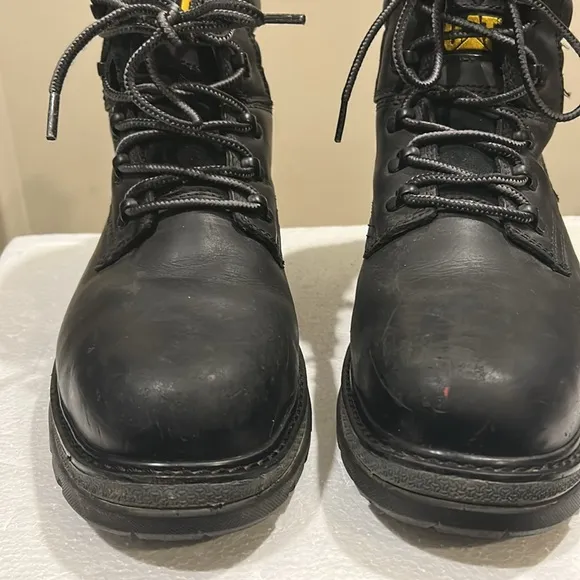 Caterpillar CAT leather steel toe duofuse laceUp work construction boots 12 wide