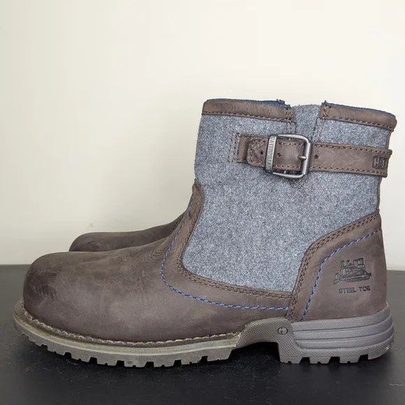 Caterpillar CAT Women's Jace Steel Toe ASTM F2413-18 Work Boots Size 8.5