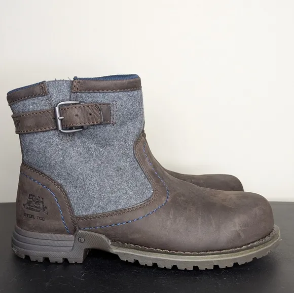 Caterpillar CAT Women's Jace Steel Toe ASTM F2413-18 Work Boots Size 8.5