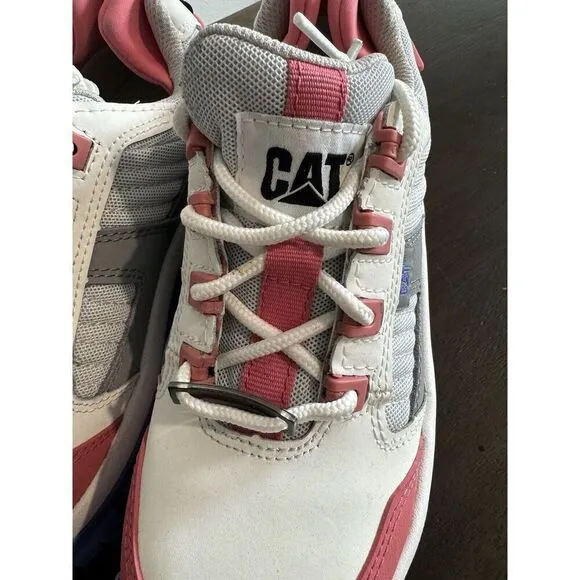 Caterpillar CAT Womens Invader Gray Composite Safety Shoes 6 W Sneaker Work