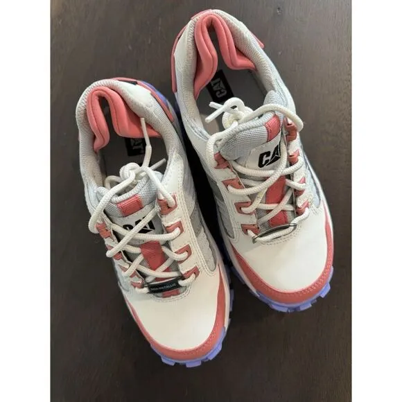 Caterpillar CAT Womens Invader Gray Composite Safety Shoes 6 W Sneaker Work