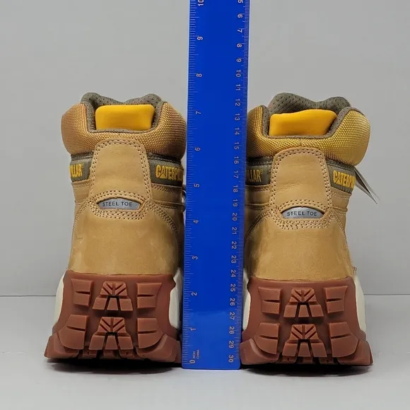 Caterpillar Men's Invader Hi Steel Toe Boots Honey Reset P91286 Size 13 New