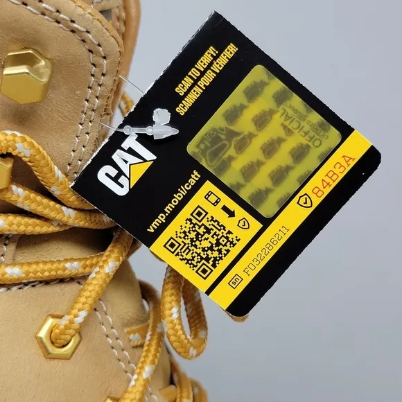 Caterpillar Men's Invader Hi Steel Toe Boots Honey Reset P91286 Size 13 New