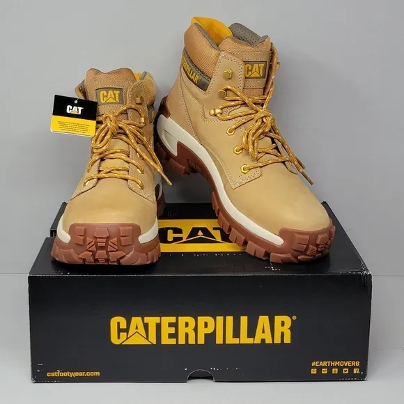 Caterpillar Men's Invader Hi Steel Toe Boots Honey Reset P91286 Size 13 New