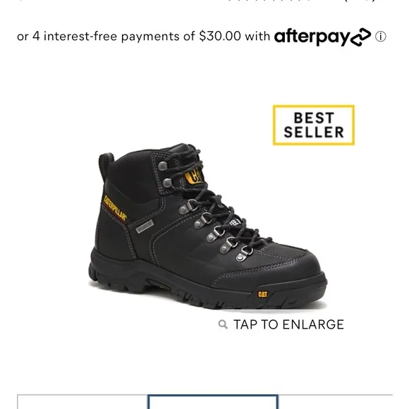 Caterpillar Men’s steel toe boots size 9.5