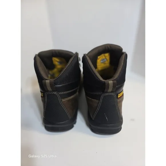 Caterpillar Men's Steel Toe Work Boots P90935 Brown Size 11