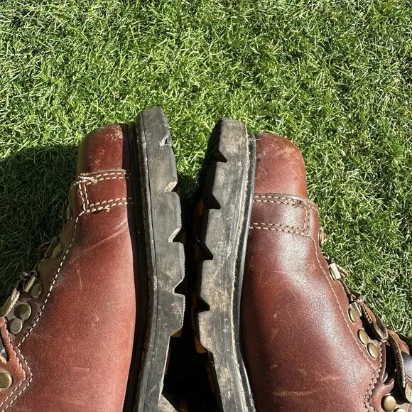 Caterpillar Steel Toe Boots Mens 6.5 Alaska FX Leather Hiker Techni Flex P89370
